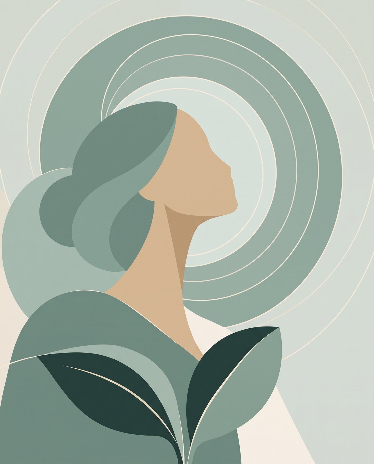 Illustratie bij hypnotherapie voor stress en burn-out