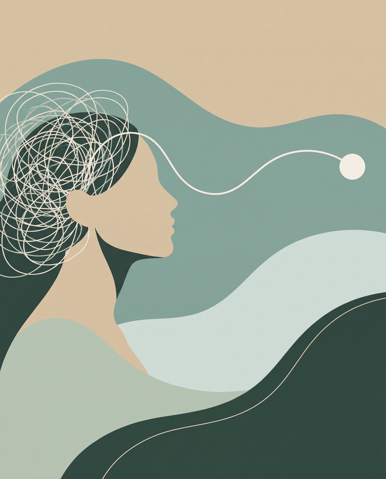 Illustratie bij hypnotherapie voor trauma en emoties